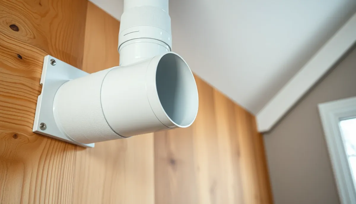 Mesure de la distance de sécurité entre un conduit de fumée double paroi et un mur combustible
