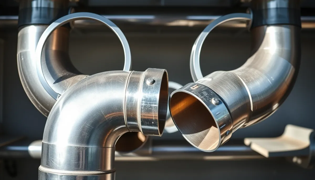 Deux coudes à 45 degrés sur un tuyau de poêle à bois, configuration autorisée